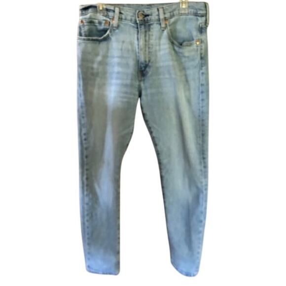 Levi’s 512 Slim Taper Jeans Men’s W33 L30 Light Wash Premium Denim - Picture 2 of 9